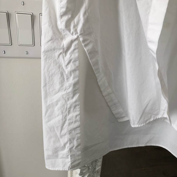 ZARA Shoulder cut out white Dress shirt - Picture 3 of 3